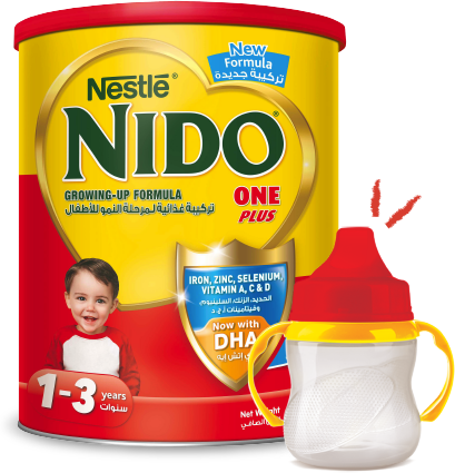 Nido One Plus pack and bottle