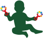 toddler playing icon
