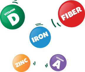 vitamin and fiber icons